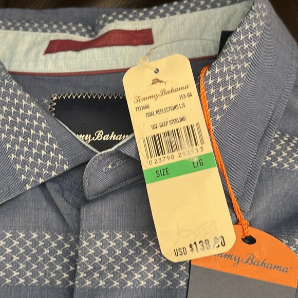 Tommy Bahama NWT- men’s Large button down - Picture 3 of 4